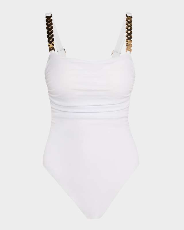 Hudson Chain One-Piece Swimsuit